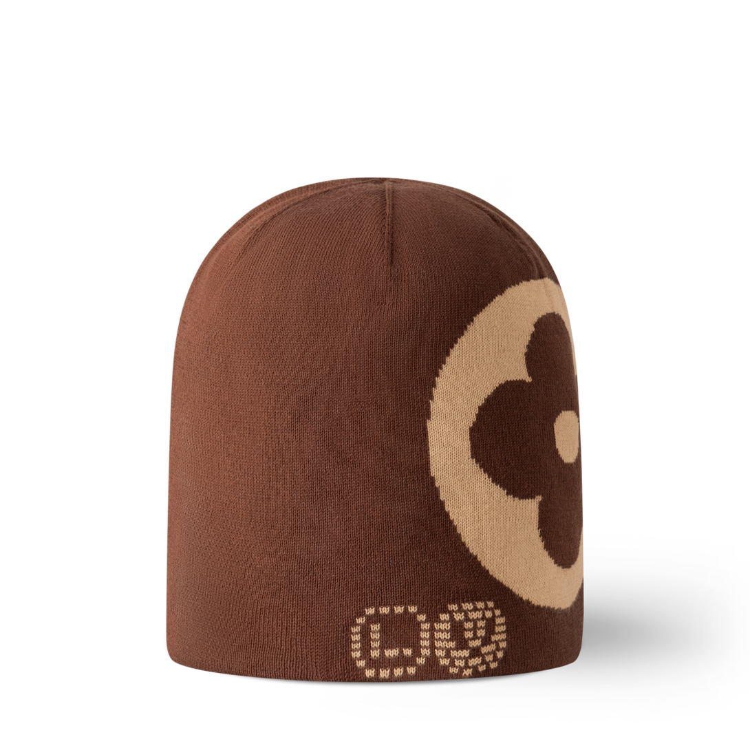 LOUIS VUITTON ブラウンニット帽 LV Fit Monogram Beanie S00 - Chuseok Gift Guide M5248A | LOUIS VUITTON